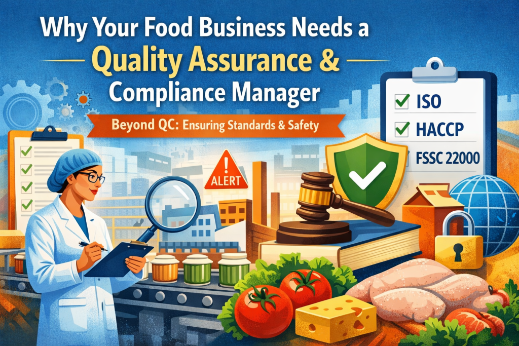 ChatGPT Image Jan 14 2026 01 43 59 PM 1024x683 - Why Every Food Business Needs a Dedicated Quality Assurance & Compliance Manager &ndash; Not Just QC Staff